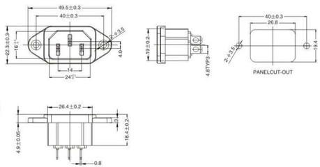 了解DE-14-1直銷AC電源插座 深圳廠家的通訊設備專用開關電源插座